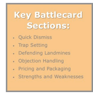 Key Battlecard Sections